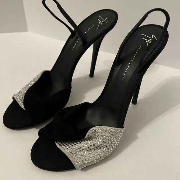 Giuseppe Zanotti Alien 115 Swarovski Crystal Heels - Womens 9.5 US (40.5EU) - Picture 2 of 6